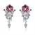 Picture of Famous Medium Platinum Plated Drop & Dangle Earrings