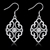 Picture of Brand New White Copper or Brass Drop & Dangle Earrings with SGS/ISO Certification