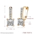 Picture of Copper or Brass Cubic Zirconia Small Hoop Earrings Factory Direct