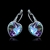 Picture of Brand New Platinum Plated Colourful Drop & Dangle