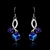 Picture of Discount Zine-Alloy Platinum Plated Drop & Dangle