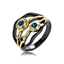 Show details for Zinc Alloy Blue Fashion Ring Online