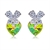 Picture of Fashion Platinum Plated Stud Earrings From Reliable Factory