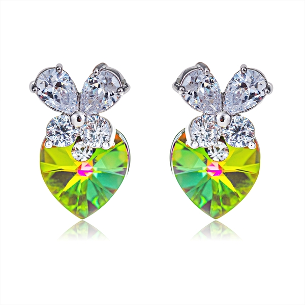 Picture of Fashion Platinum Plated Stud Earrings From Reliable Factory