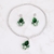 Picture of Best Selling Casual Green Necklace and Earring Set