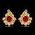 Picture of Inexpensive Zinc Alloy Red Stud Earrings from Reliable Manufacturer