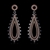 Picture of Low Cost Gunmetal Plated Black Dangle Earrings with Low Cost