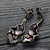 Picture of Funky Medium Gold Plated Dangle Earrings