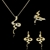 Picture of Unique Style Gold Plated Irregular 3 Pieces Jewelry Sets
