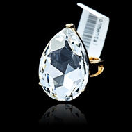 Show details for Individual Design On  Gold Plated Big Fashion Rings