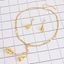 Show details for Casual Zinc Alloy Necklace and Earring Set of Original Design