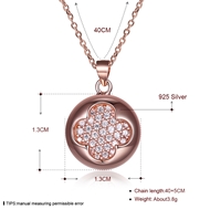 Picture of Fashion 925 Sterling Silver Pendant Necklace at Unbeatable Price