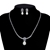 Picture of Casual White Necklace and Earring Set with Fast Shipping