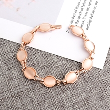 Show details for Purchase Rose Gold Plated Casual Fashion Bracelet from Editor Picks