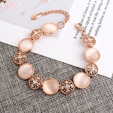 Show details for Bulk Rose Gold Plated White Fashion Bracelet For Your Occasions