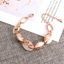 Show details for Classic Rose Gold Plated Fashion Bracelet at Unbeatable Price