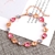 Picture of Shop Rose Gold Plated Artificial Crystal Fashion Bracelet with Wow Elements