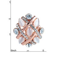 Picture of Odm Rose Gold Plated Opal (Imitation) Stud