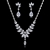 Picture of Charming White Big Necklace and Earring Set