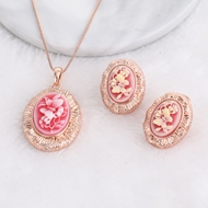 Picture of Zinc Alloy Butterfly Necklace and Earring Set From Reliable Factory