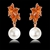 Picture of Brand New Red Zinc Alloy Dangle Earrings with Full Guarantee