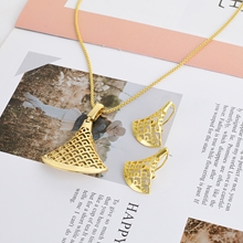 Show details for Zinc Alloy Casual Necklace and Earring Set at Great Low Price