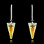 Show details for Low Price Colourful Platinum Plated Drop & Dangle