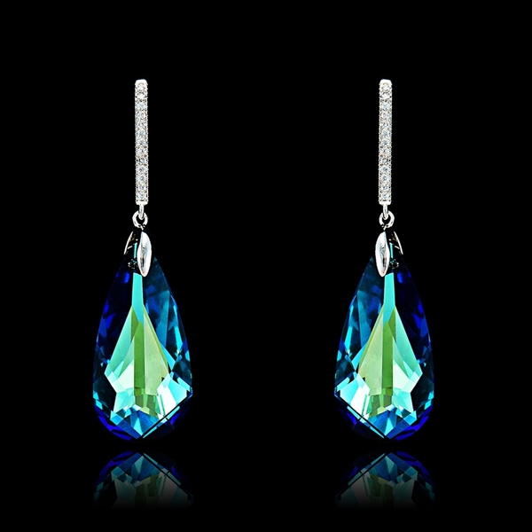 Picture of The Youthful And Fresh Style Of Zinc-Alloy Platinum Plated Drop & Dangle