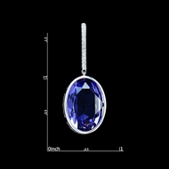 Picture of Cheaper Platinum Plated Small Drop & Dangle