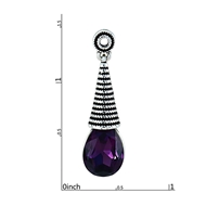 Picture of Novel Style Crystal Zinc-Alloy Drop & Dangle