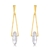 Picture of Hot Selling White Zinc Alloy Dangle Earrings in Bulk