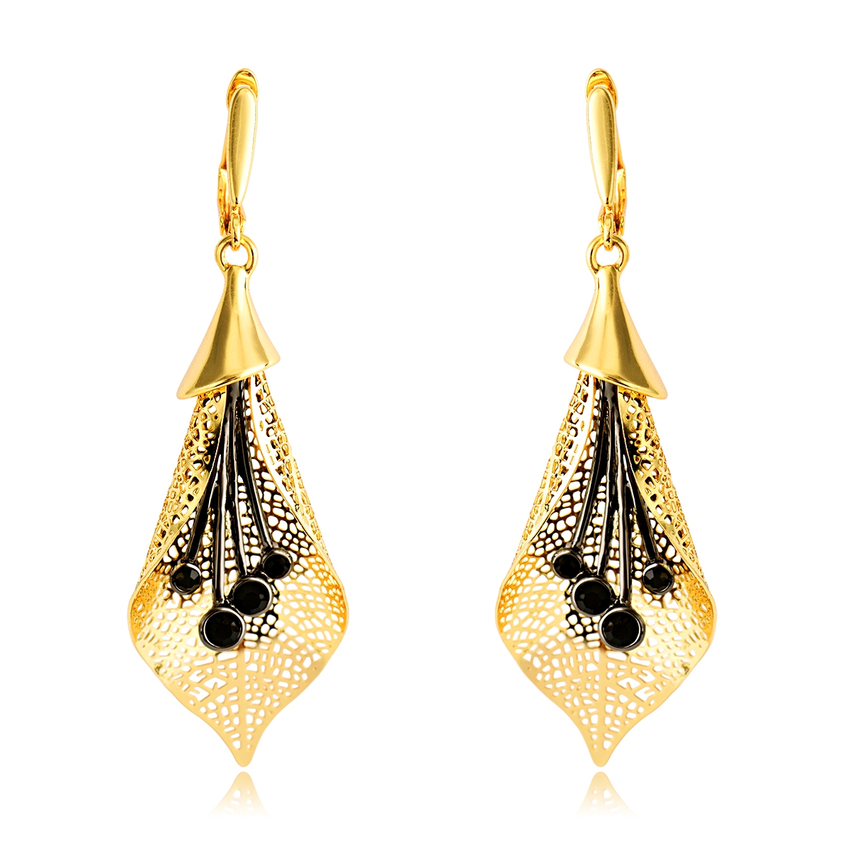 Funky Casual Gold Plated Dangle Earrings