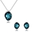 Picture of Wholesale Rose Gold Plated Artificial Crystal Necklace and Earring Set with No-Risk Return