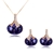 Picture of Unusual Casual Artificial Crystal Necklace and Earring Set