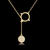Picture of Beautiful Cubic Zirconia Copper or Brass Pendant Necklace