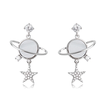 Show details for Copper or Brass Delicate Dangle Earrings with Member Discount