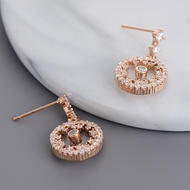 Picture of New Cubic Zirconia Casual Dangle Earrings