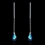Show details for 20 Year China Export Platinum Plated Swarovski Element Drop & Dangle
