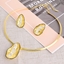 Show details for Irresistible Gold Plated Big Necklace and Earring Set