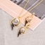 Show details for Casual Zinc Alloy Necklace and Earring Set of Original Design
