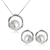 Picture of Sparkling Casual Platinum Plated Necklace and Earring Set