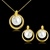 Picture of Filigree Casual Artificial Pearl Necklace and Earring Set