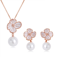Picture of Hypoallergenic Gold Plated Classic Necklace and Earring Set with 3~7 Day Delivery