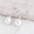 Picture of Eye-Catching White Platinum Plated Dangle Earrings with Member Discount