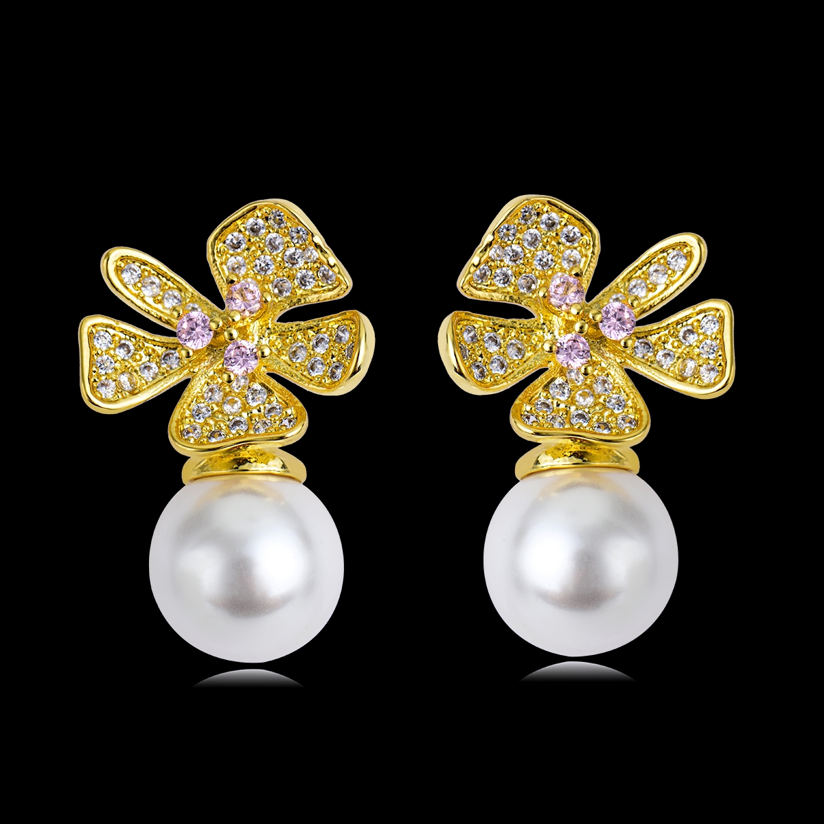 Best Artificial Pearl White Stud Earrings