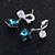 Picture of Distinctive Colorful Small Stud Earrings with Low MOQ