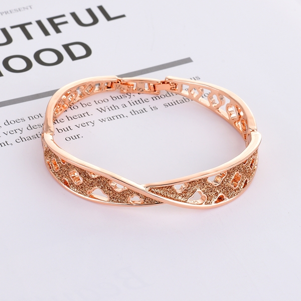 Picture of Fast Selling Rose Gold Plated Classic Fashion Bracelet from Editor Picks