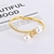 Picture of Hypoallergenic Platinum Plated Cubic Zirconia Fashion Bracelet with 3~7 Day Delivery