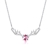 Picture of 925 Sterling Silver Cubic Zirconia Pendant Necklace in Exclusive Design
