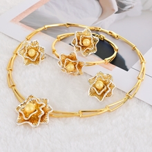 Show details for Great Value Gold Plated Zinc Alloy 4 Piece Jewelry Set with Full Guarantee
